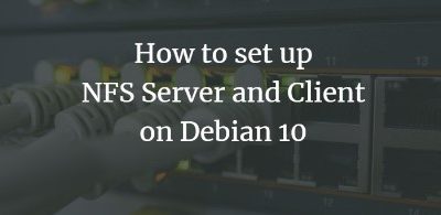 Setting Up NFS in Debian Linux